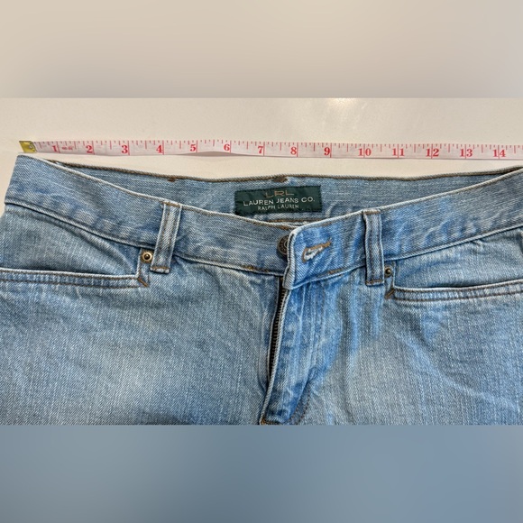 Lauren Ralph Lauren Light Blue Cropped Jeans Size 4 - Picture 10 of 15